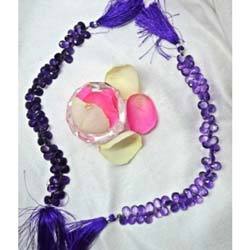 Blue Amethyst Beads Manufacturer Supplier Wholesale Exporter Importer Buyer Trader Retailer in Jaipur Rajasthan India